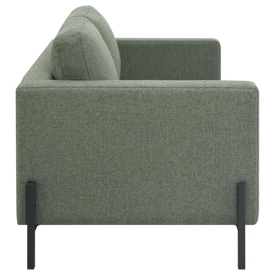 (image for) Tilly Upholstered Track Arm Loveseat Sage