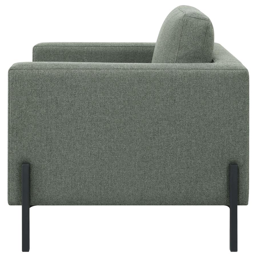 (image for) Tilly Upholstered Track Arm Accent Chair Sage