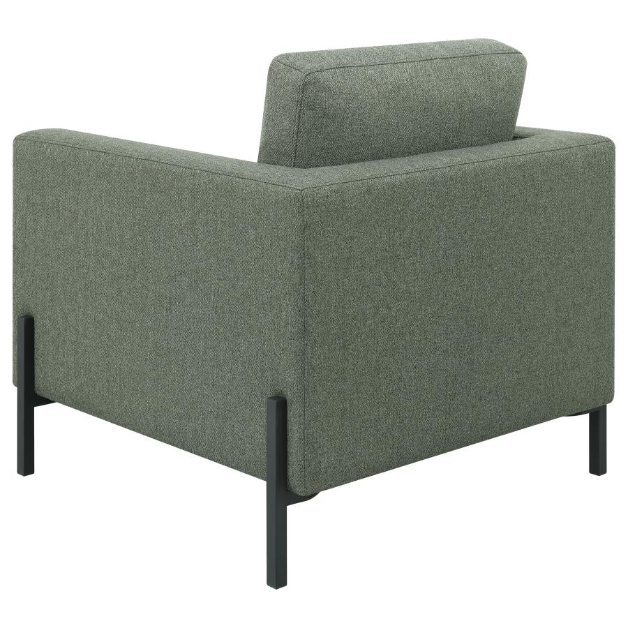 (image for) Tilly Upholstered Track Arm Accent Chair Sage