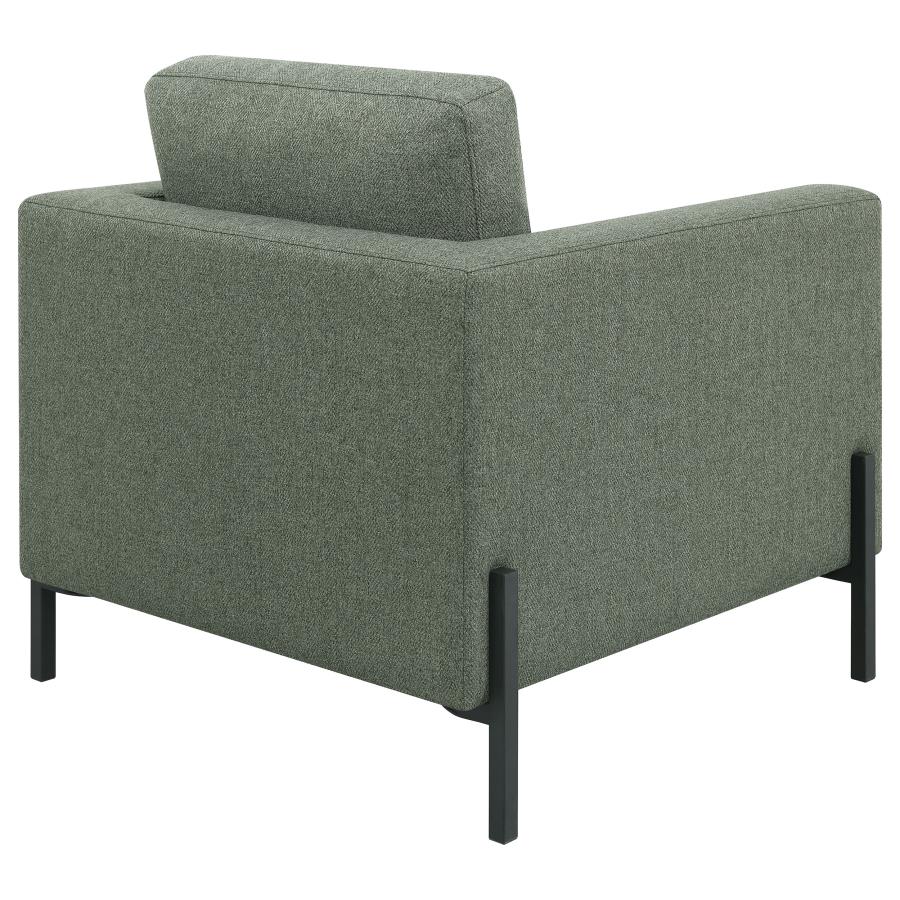 (image for) Tilly Upholstered Track Arm Accent Chair Sage