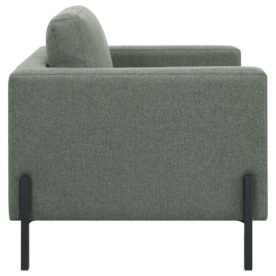 (image for) Tilly Upholstered Track Arm Accent Chair Sage