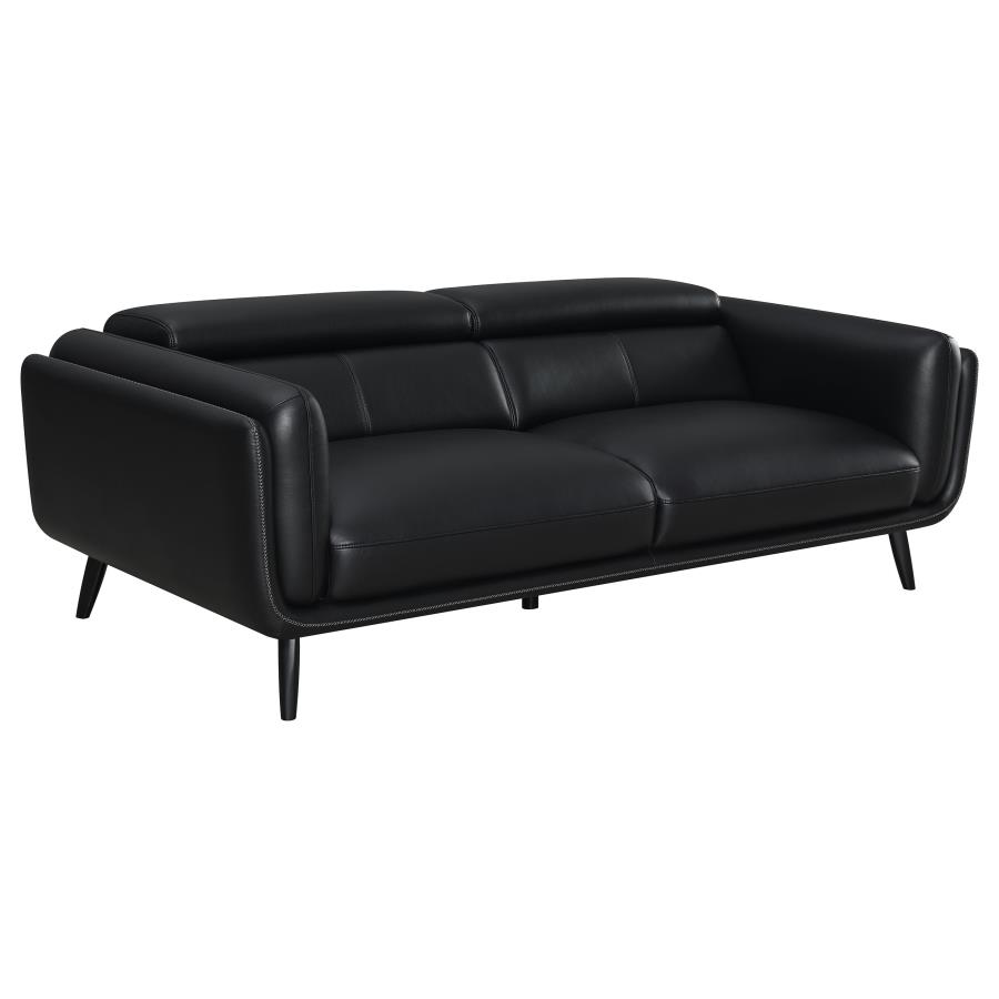 (image for) Shania Upholstered Low Back Sofa Black