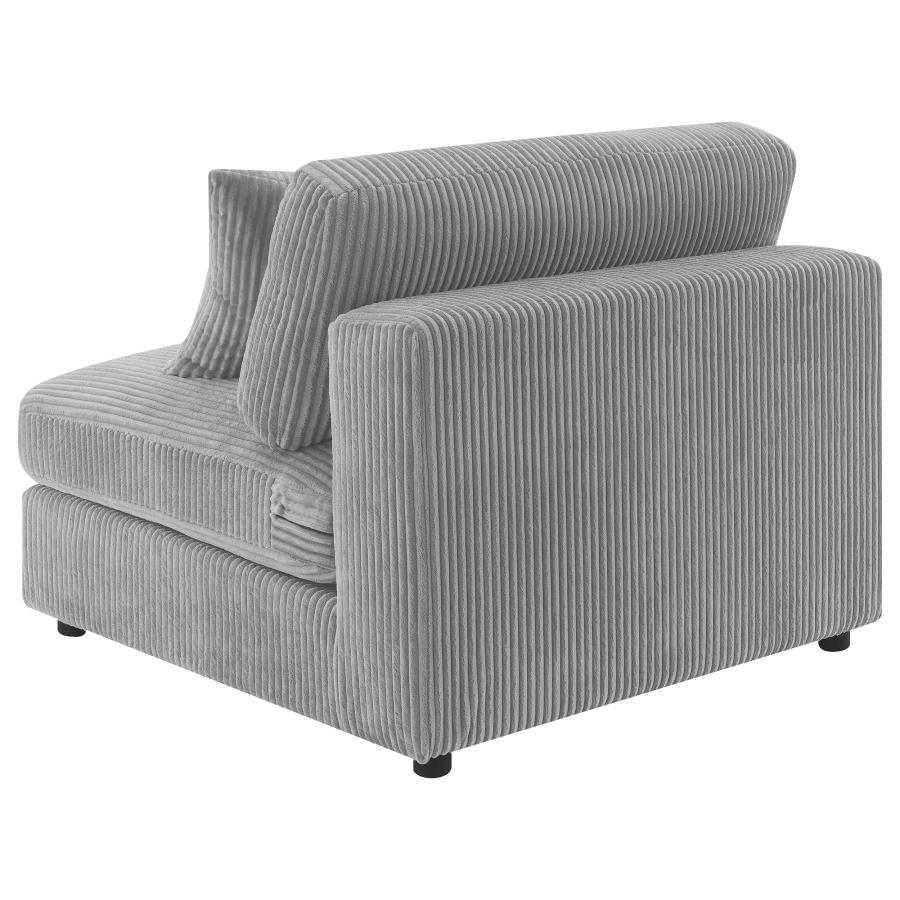 (image for) Blaine Upholstered Armless Chair Fog