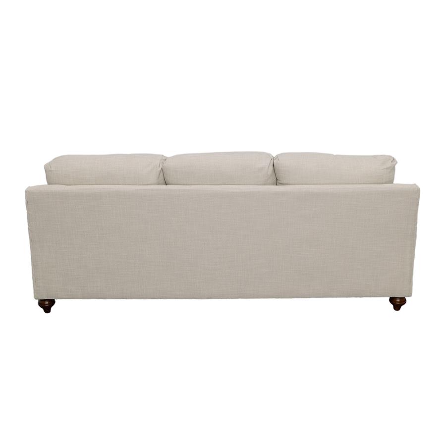 (image for) Glenn Upholstered English Arm Sofa Light Grey and Grey