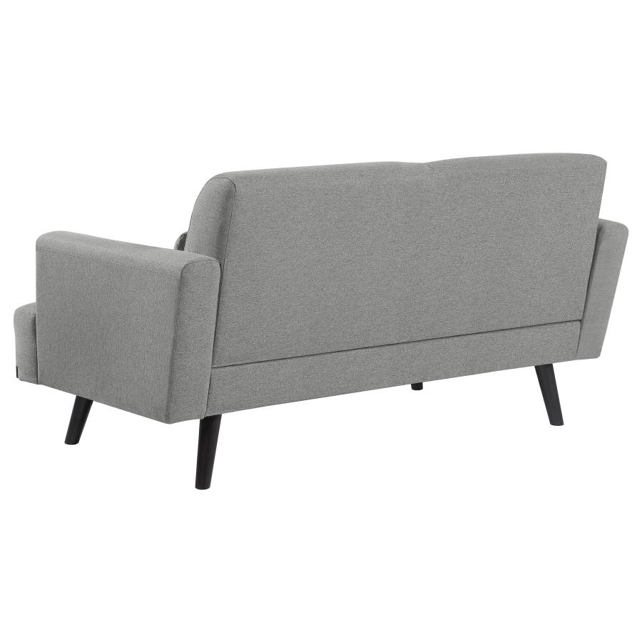 (image for) Blake 2-piece Upholstered Track Arm Sofa Set Sharkskin