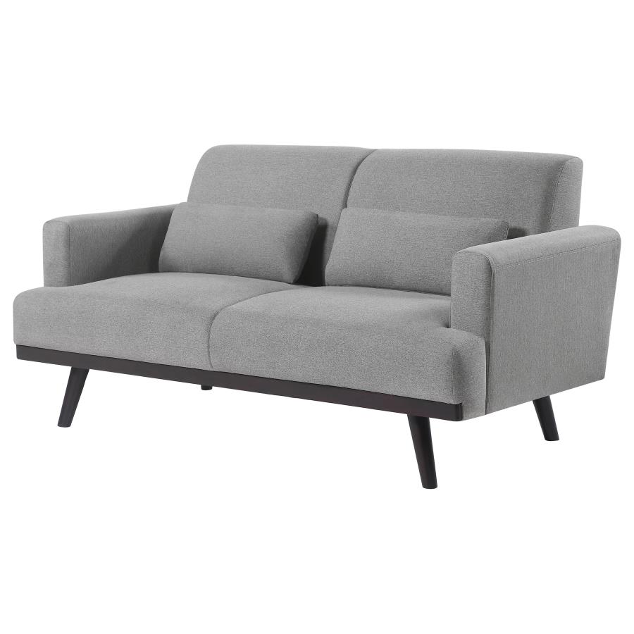 (image for) Blake Upholstered Track Arm Loveseat Sharkskin