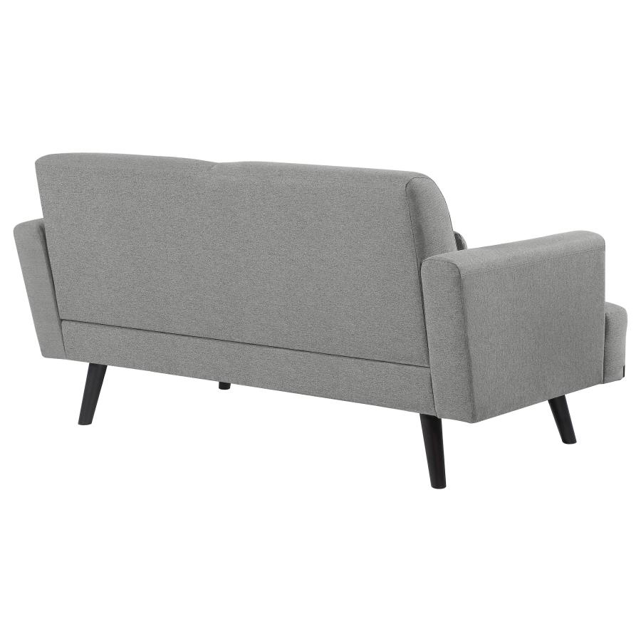 (image for) Blake Upholstered Track Arm Loveseat Sharkskin