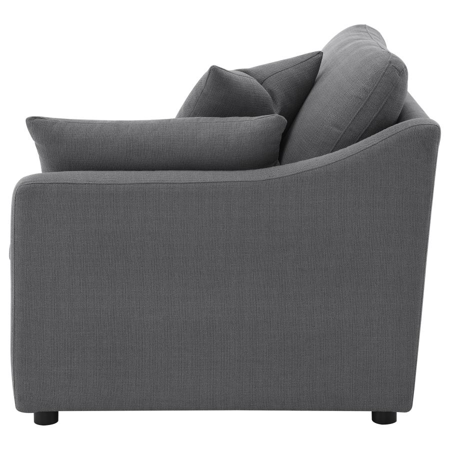 (image for) Hobson Upholstered RAF Chair Charcoal