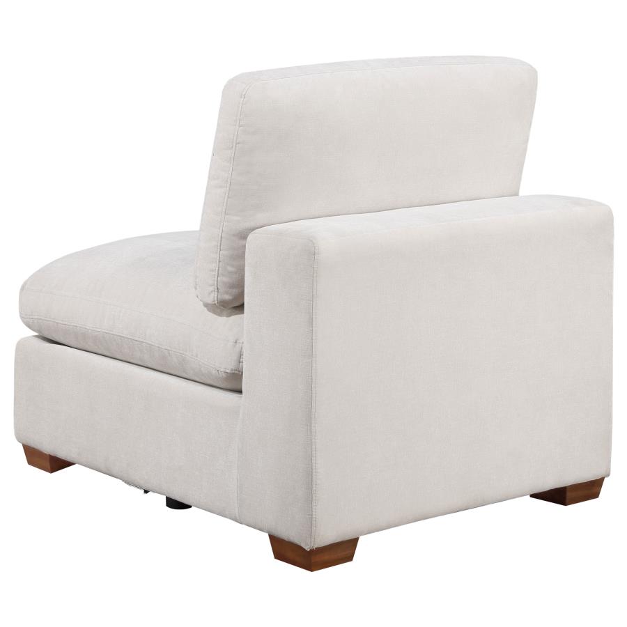 (image for) Lakeview Upholstered Armless Chair Ivory