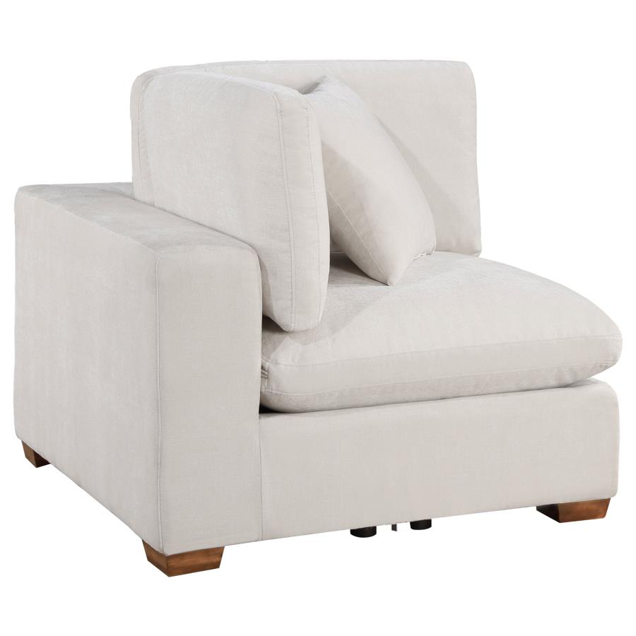 (image for) Lakeview Upholstered Corner Chair Ivory