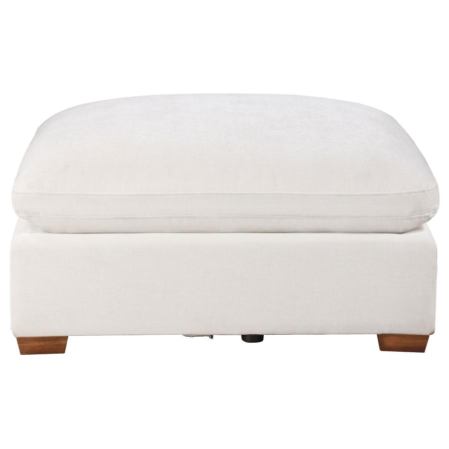 (image for) Lakeview Rectangular Upholstered Ottoman Ivory