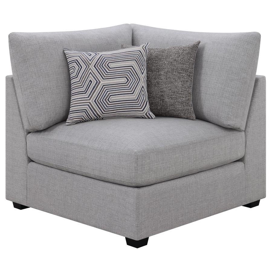 (image for) Cambria 5-piece Upholstered Modular Sectional Sofa Grey