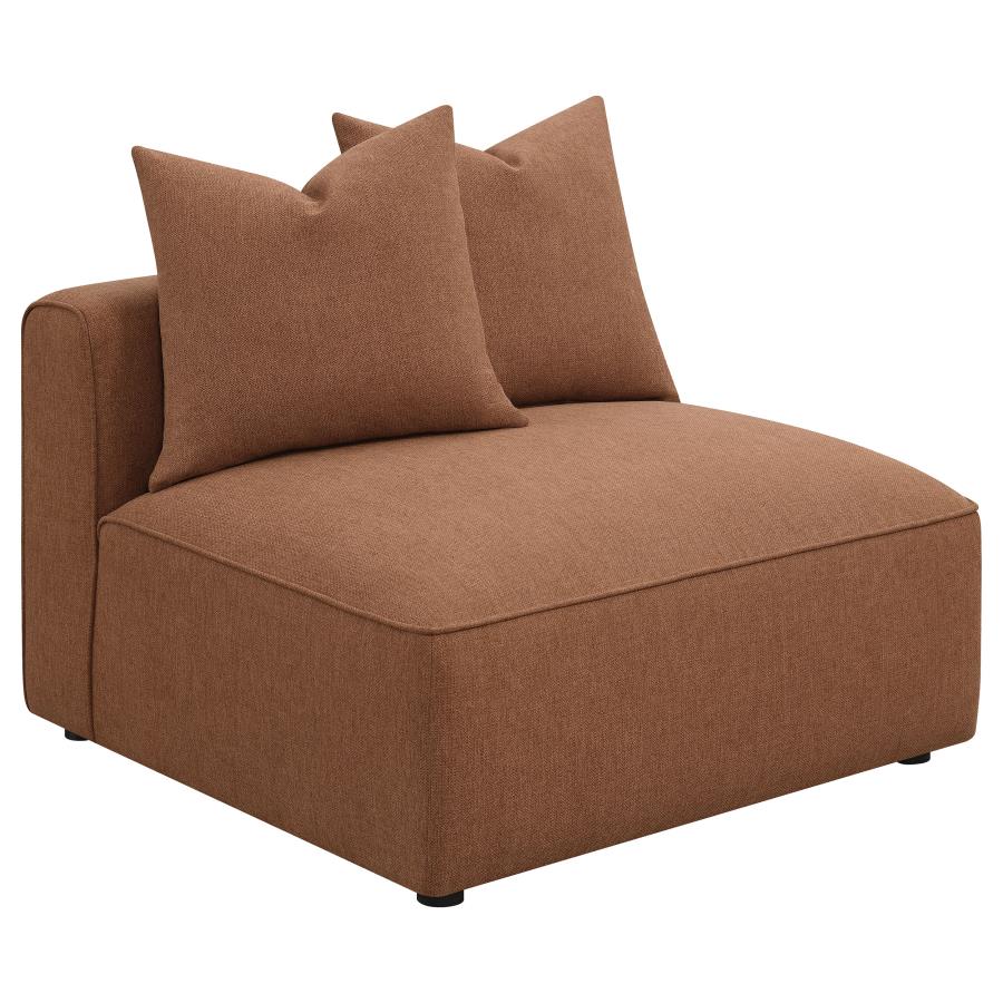 (image for) Jennifer 6-piece Upholstered Modular Sectional Terracotta