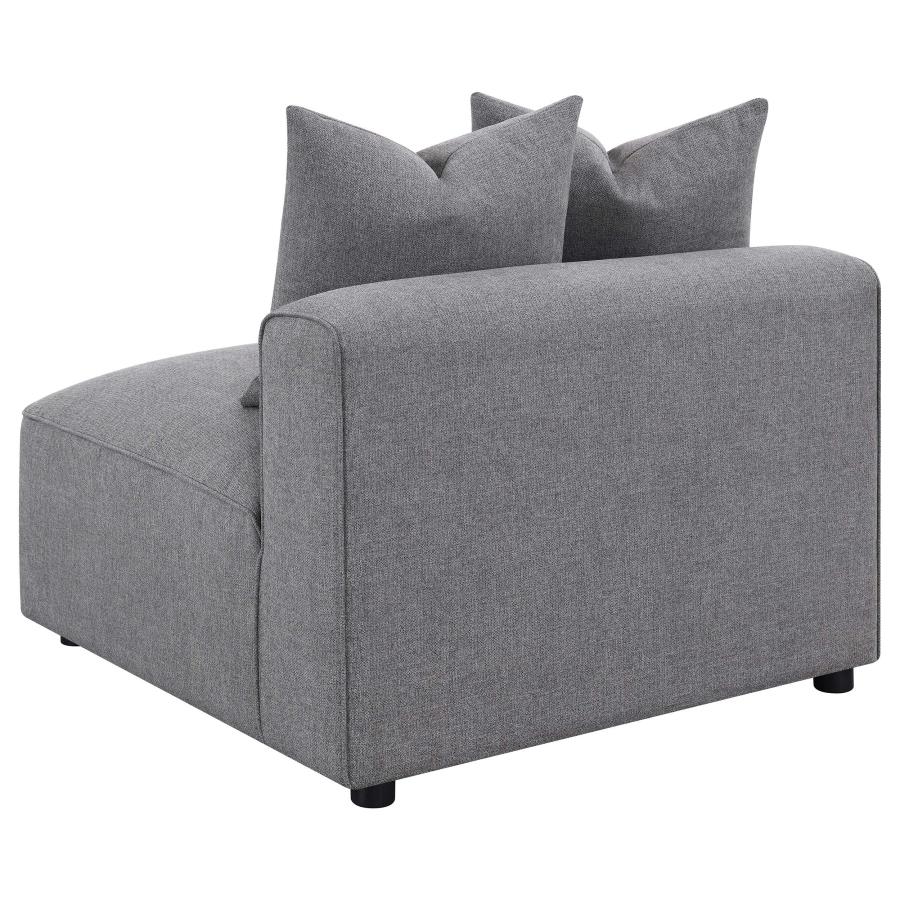 (image for) Jennifer 6-piece Upholstered Modular Sectional Grey