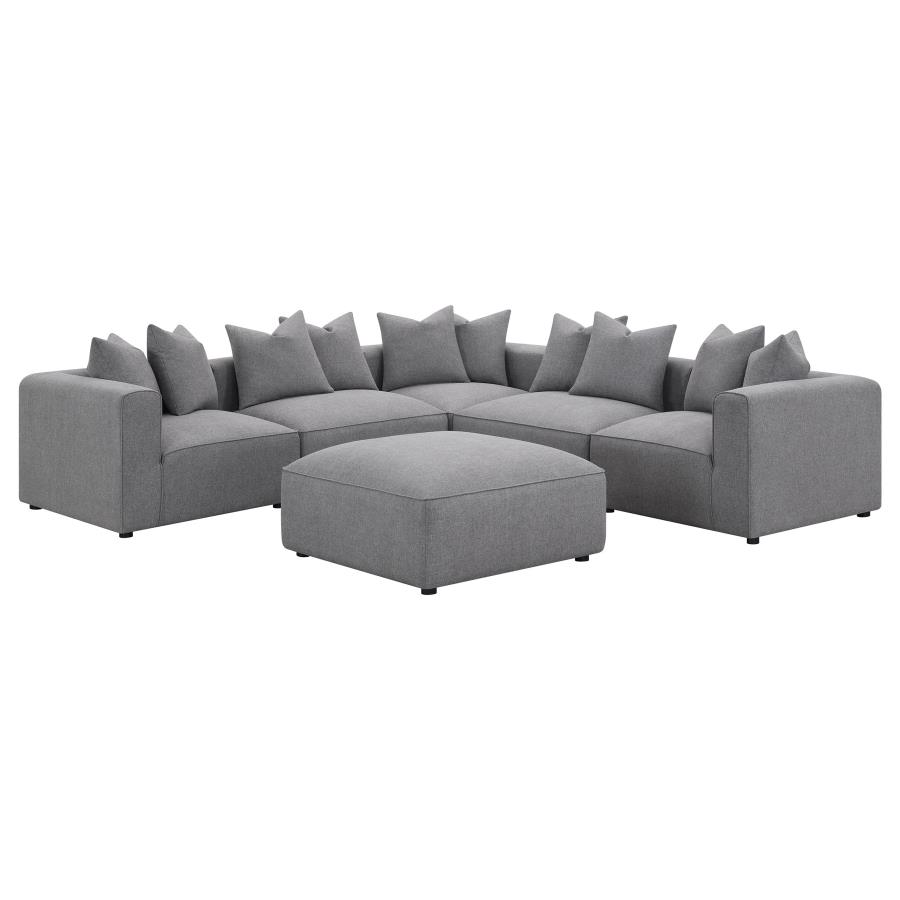 (image for) Jennifer Upholstered Corner Chair Grey