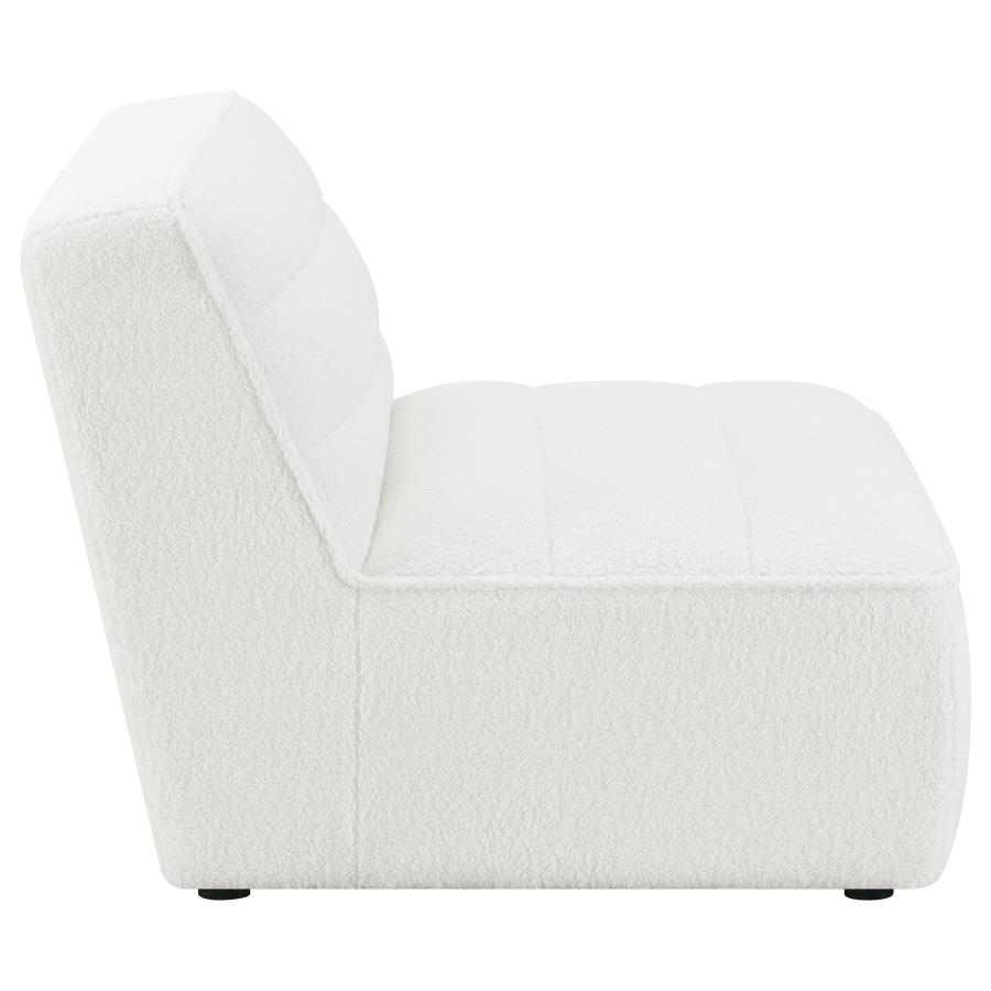 (image for) Sunny Upholstered Armless Chair Natural