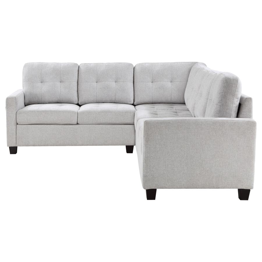 (image for) Georgina 4-piece Upholstered Modular Sectional Sofa Beige