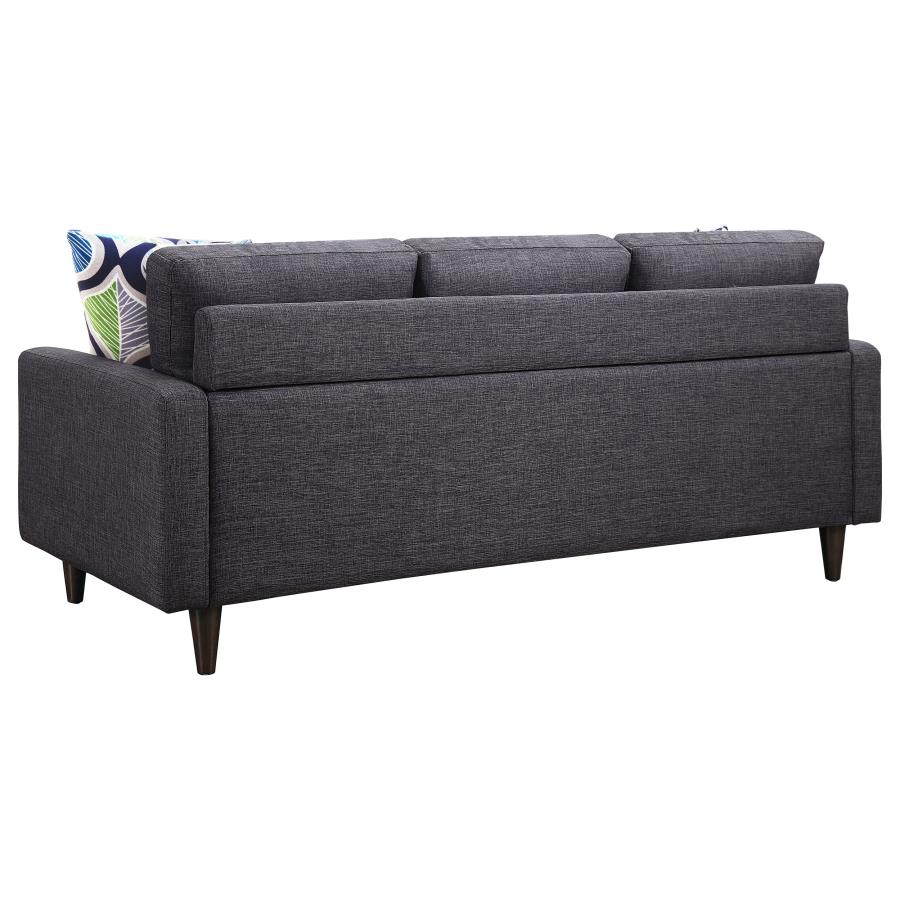 (image for) Watsonville 2-piece Upholstered Track Arm Sofa Set Grey