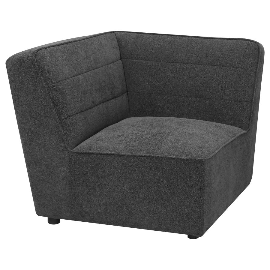 (image for) Sunny 6-piece Upholstered Modular Sectional Sofa Charcoal