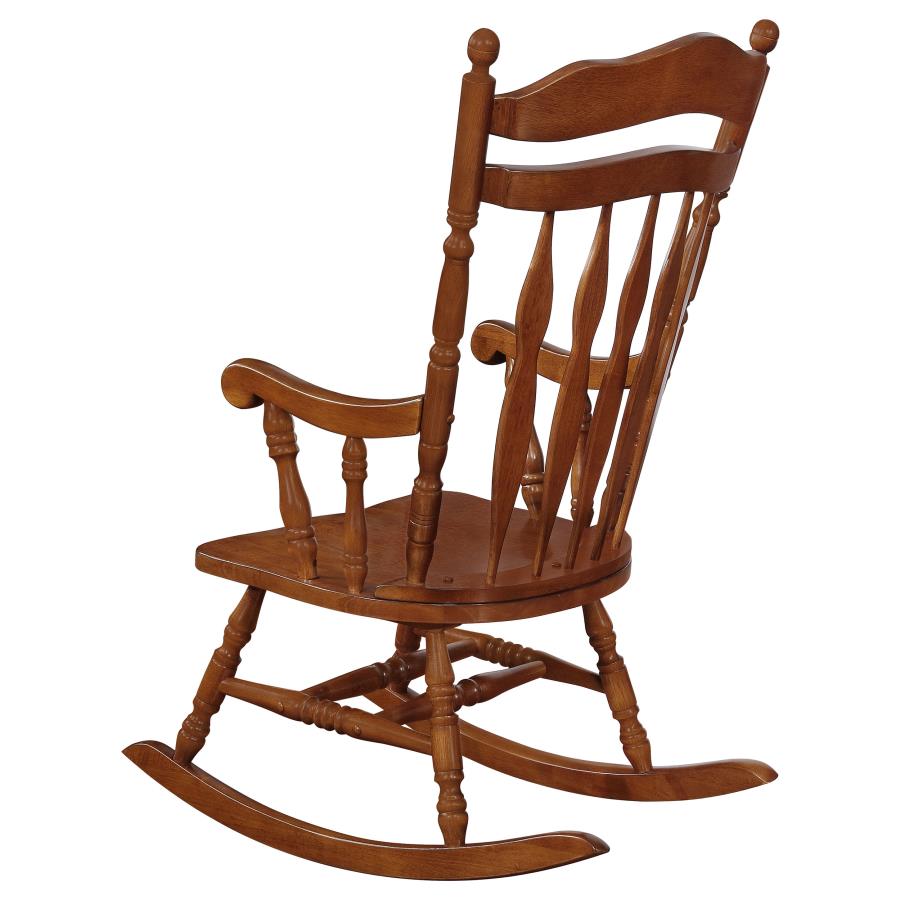 (image for) Aylin Solid Wood Rocking Chair Medium Brown