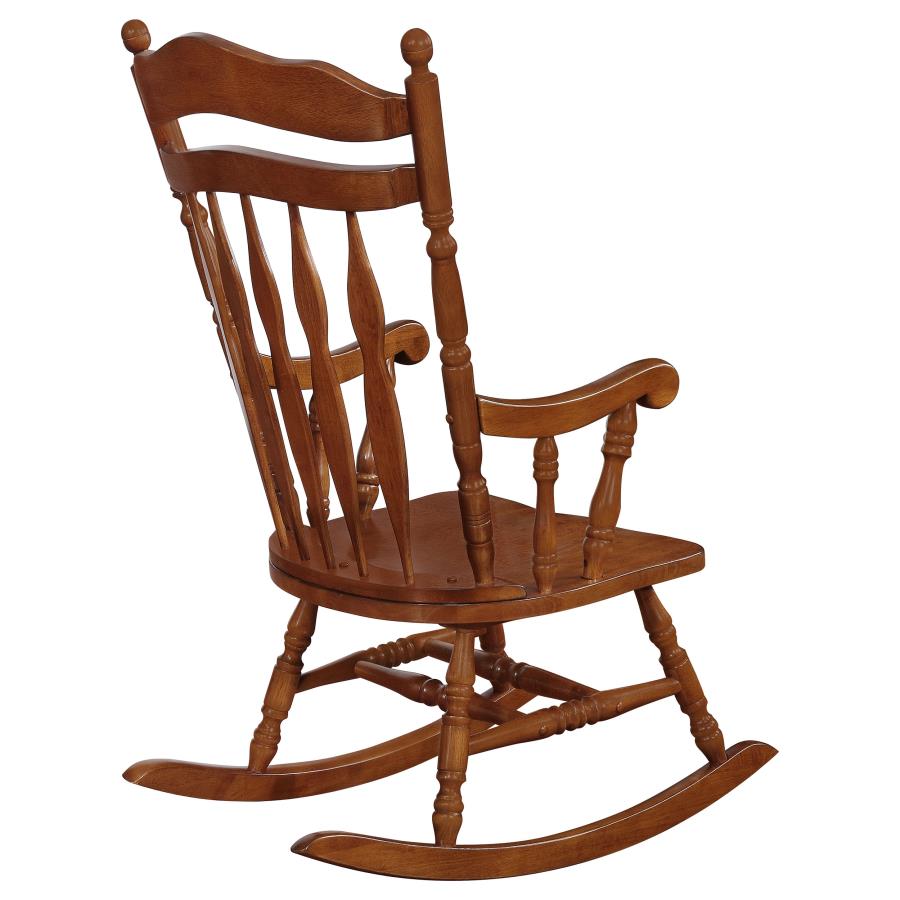 (image for) Aylin Solid Wood Rocking Chair Medium Brown