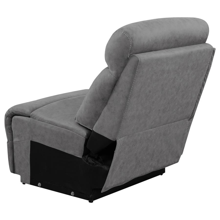 (image for) Higgins Upholstered Armless Chair Grey