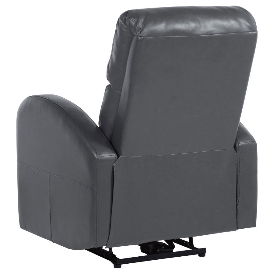 (image for) Grant Upholstered Power Recliner Chair Grey