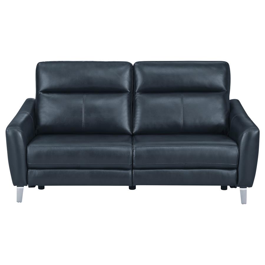 (image for) Derek Upholstered Power Reclining Sofa Blue