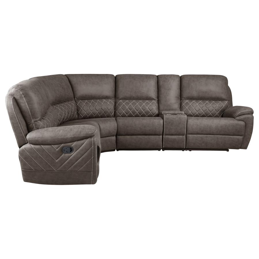 (image for) Variel Modular Sectional Armless Chair Brown