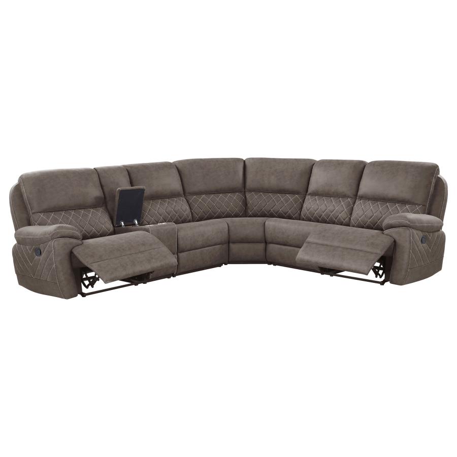 (image for) Variel Modular Sectional Console Brown