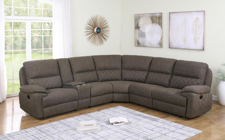 (image for) Variel Modular Sectional LAF Recliner Brown