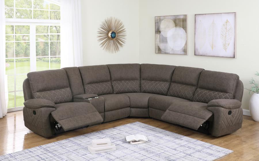 (image for) Variel Modular Sectional LAF Recliner Brown