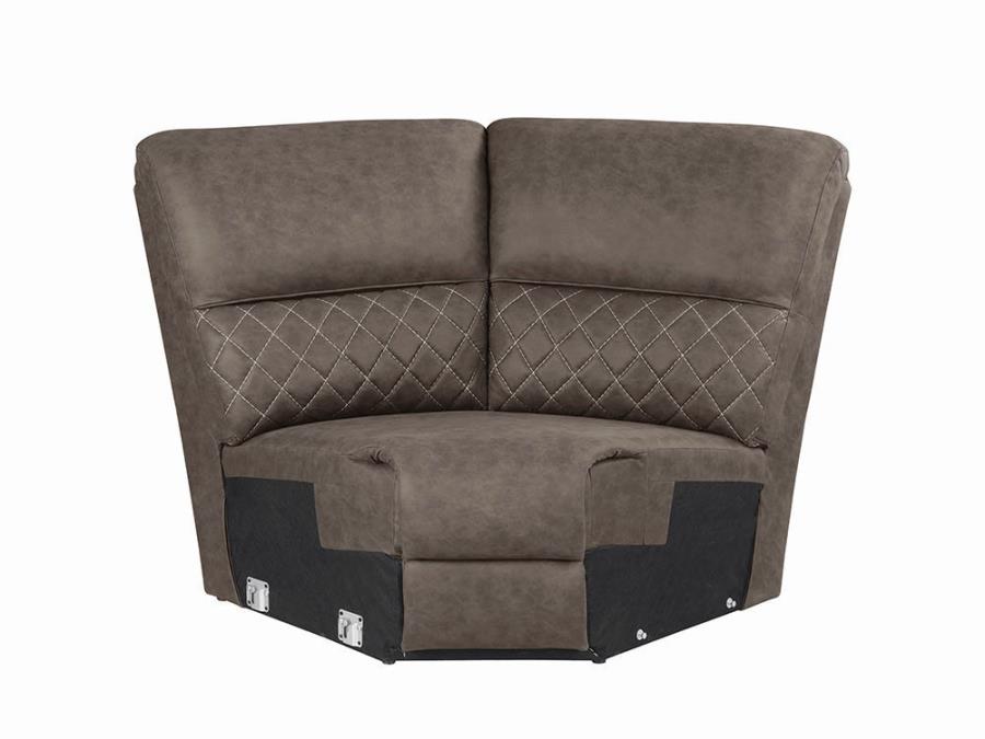 (image for) Variel Modular Sectional Wedge Brown