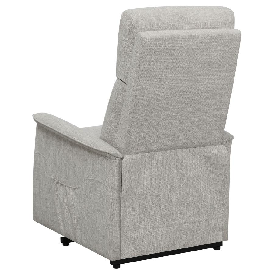 (image for) Herrera Upholstered Power Lift Massage Chair Beige