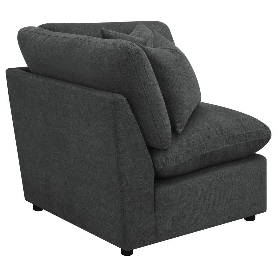 (image for) Collins Modular Corner Chair Dark Grey