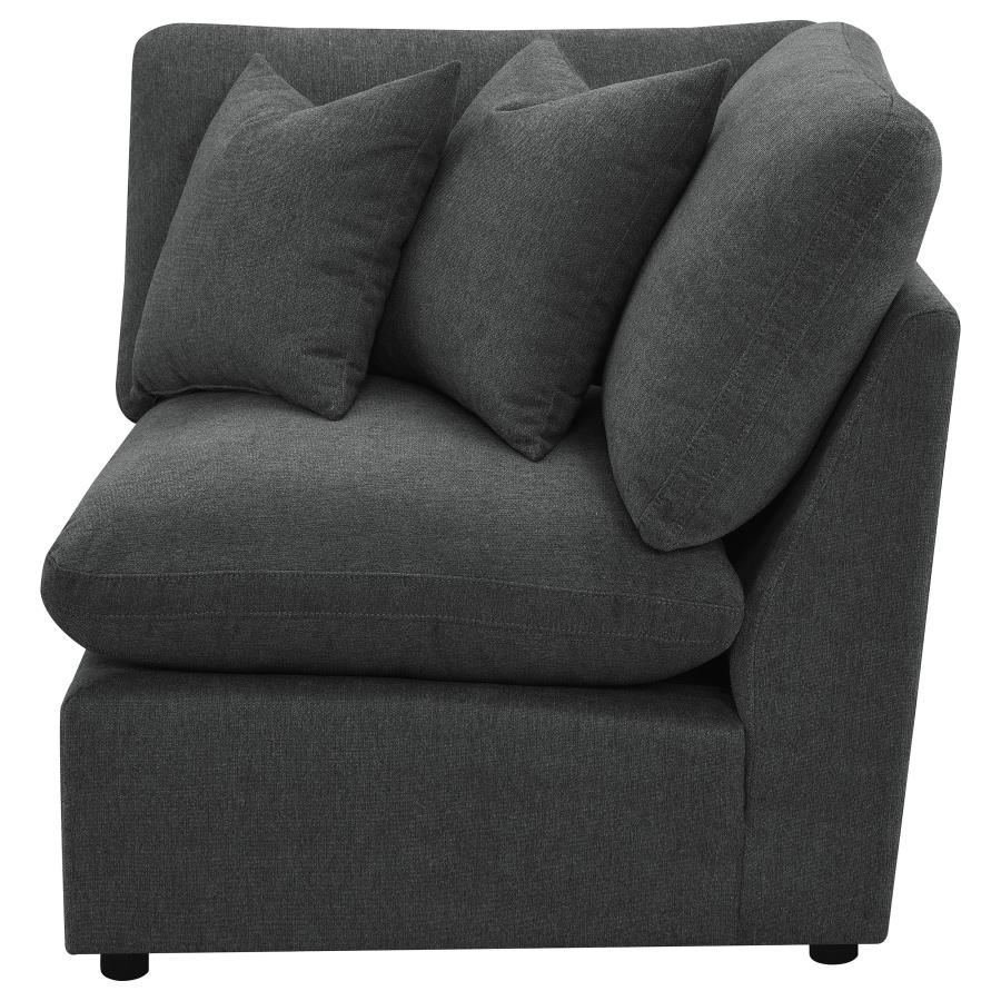 (image for) Collins Modular Corner Chair Dark Grey