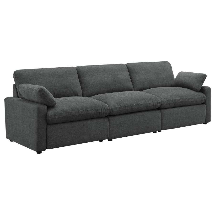 (image for) Collins Modular Power Sofa Dark Grey