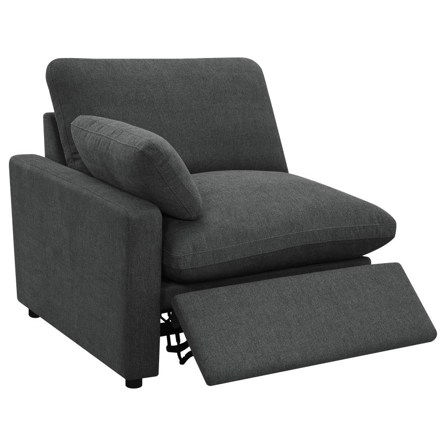 (image for) Collins Modular Power Sofa Dark Grey