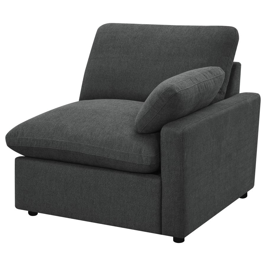 (image for) Collins Modular Power Sofa Dark Grey