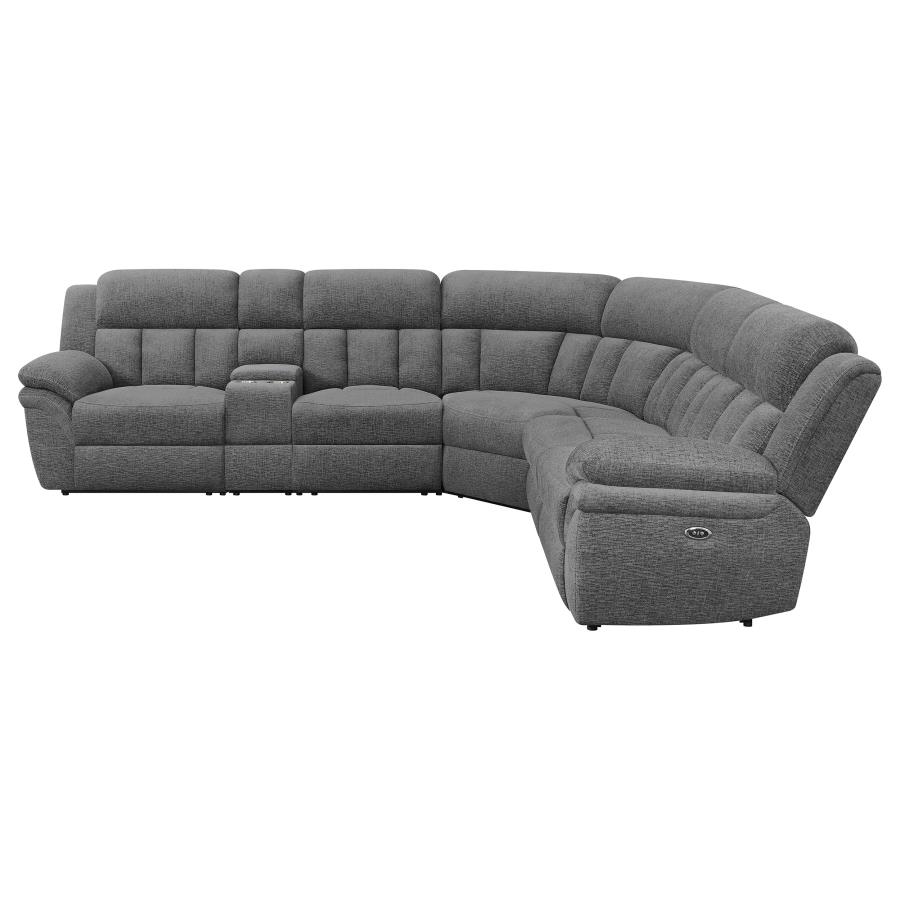 (image for) Bahrain 6-piece Modular Power Reclining Sectional Charcoal