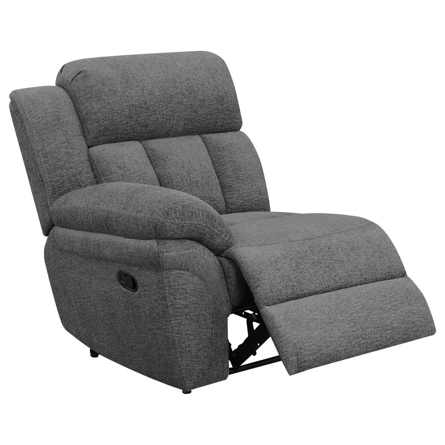 (image for) Bahrain 5-piece Upholstered Home Theater Seating Charcoal