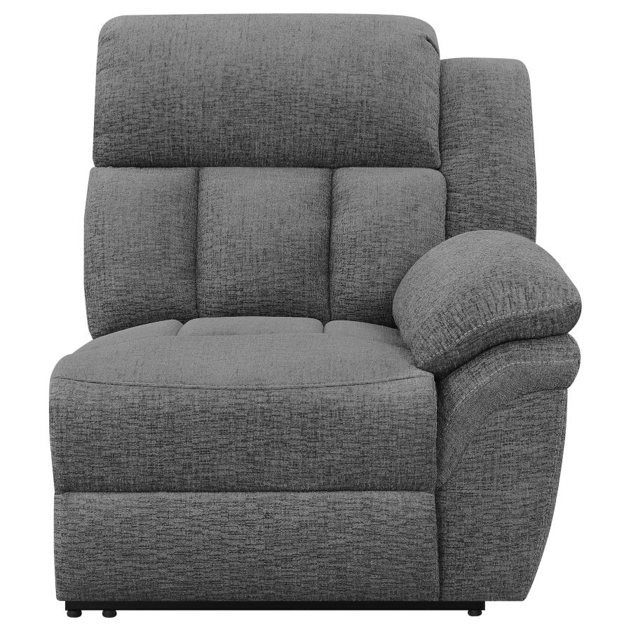 (image for) Bahrain Upholstered Motion Loveseat Charcoal