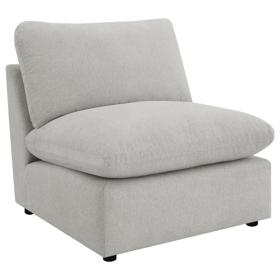 (image for) Collins Modular Armless Chair Grey