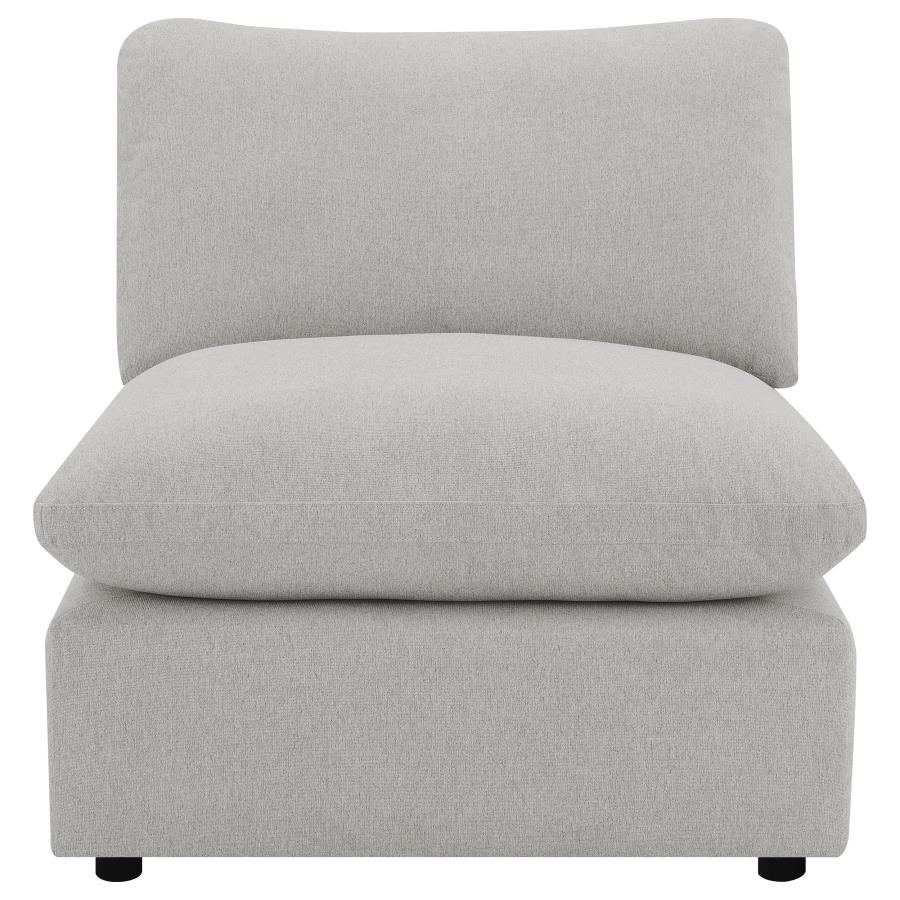 (image for) Collins Modular Power Armless Recliner Grey