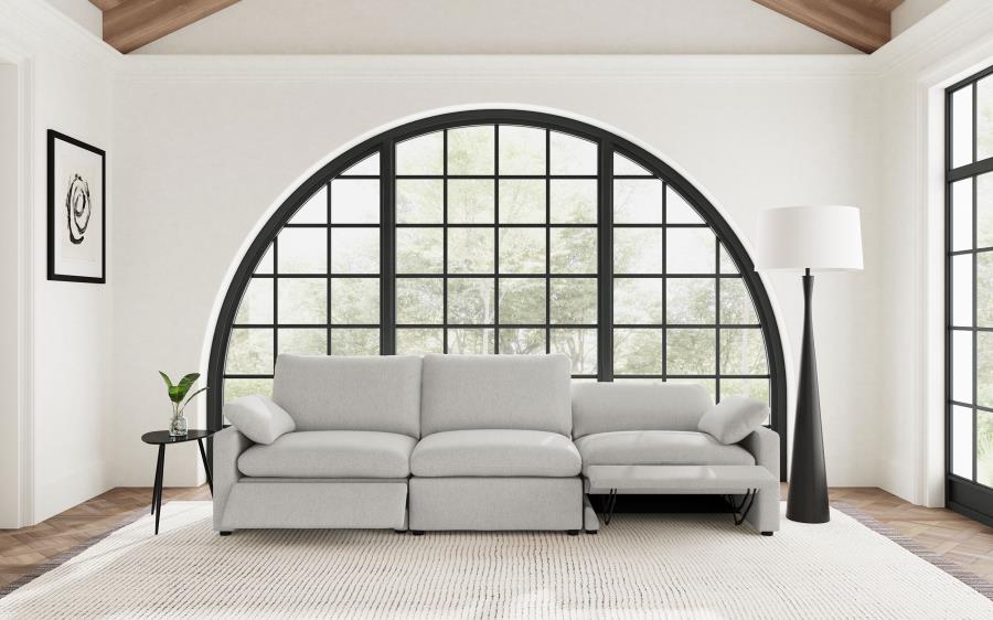 (image for) Collins Modular Power Sofa Grey