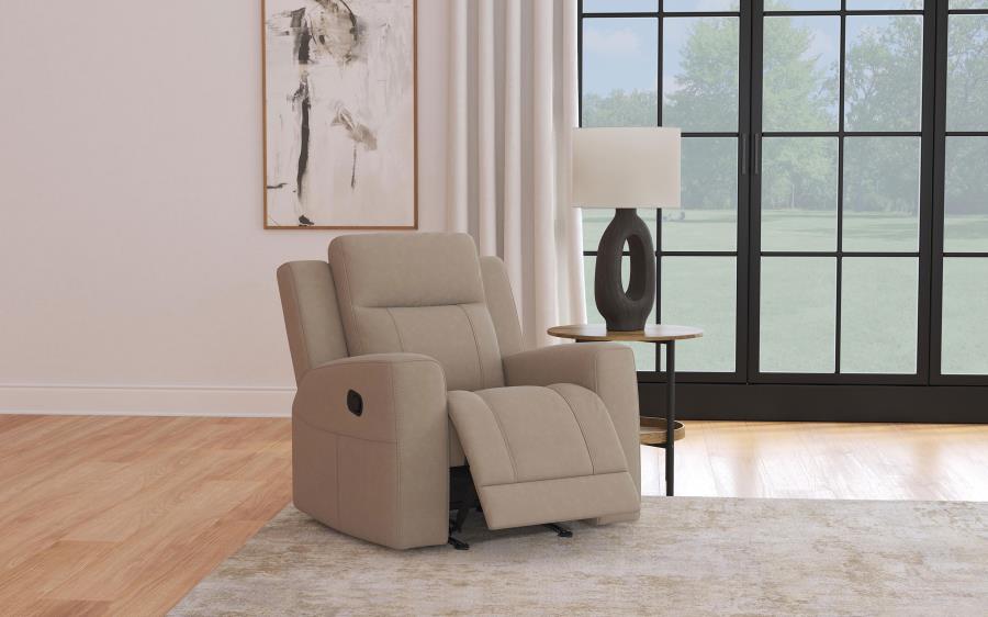 (image for) Brentwood Upholstered Recliner Chair Taupe