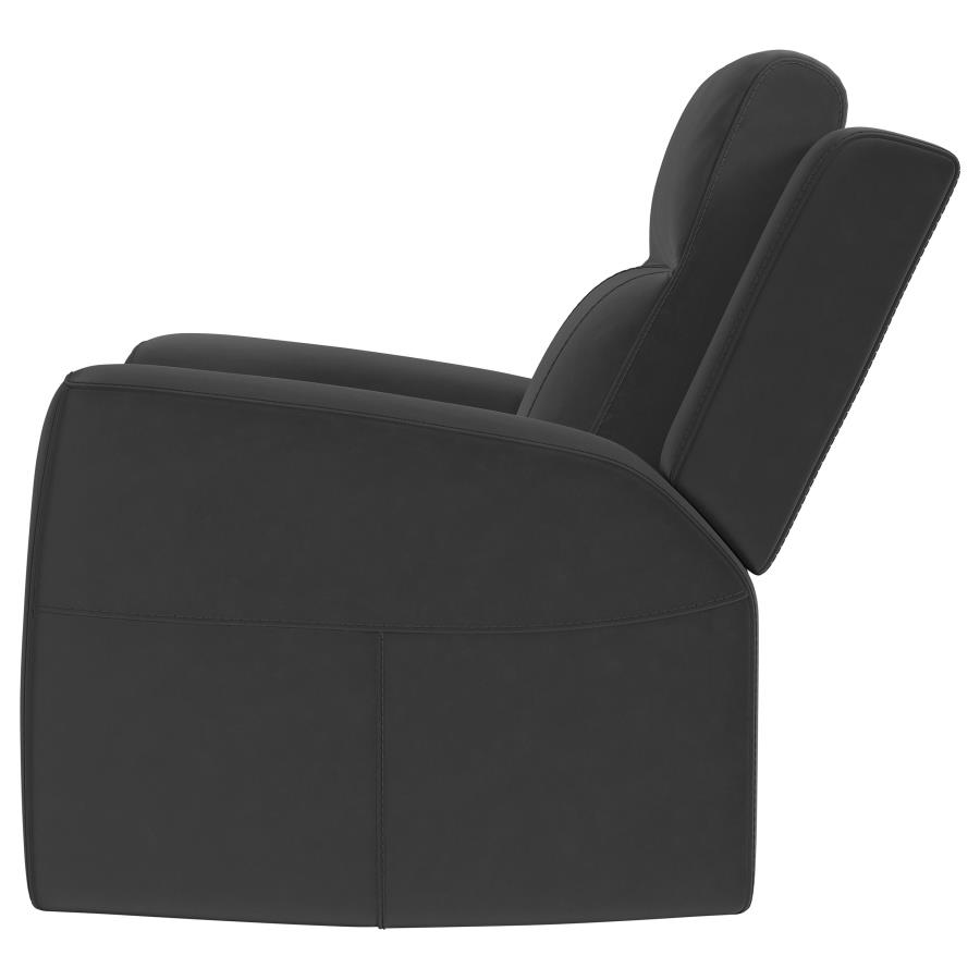 (image for) Brentwood Upholstered Recliner Chair Dark Charcoal