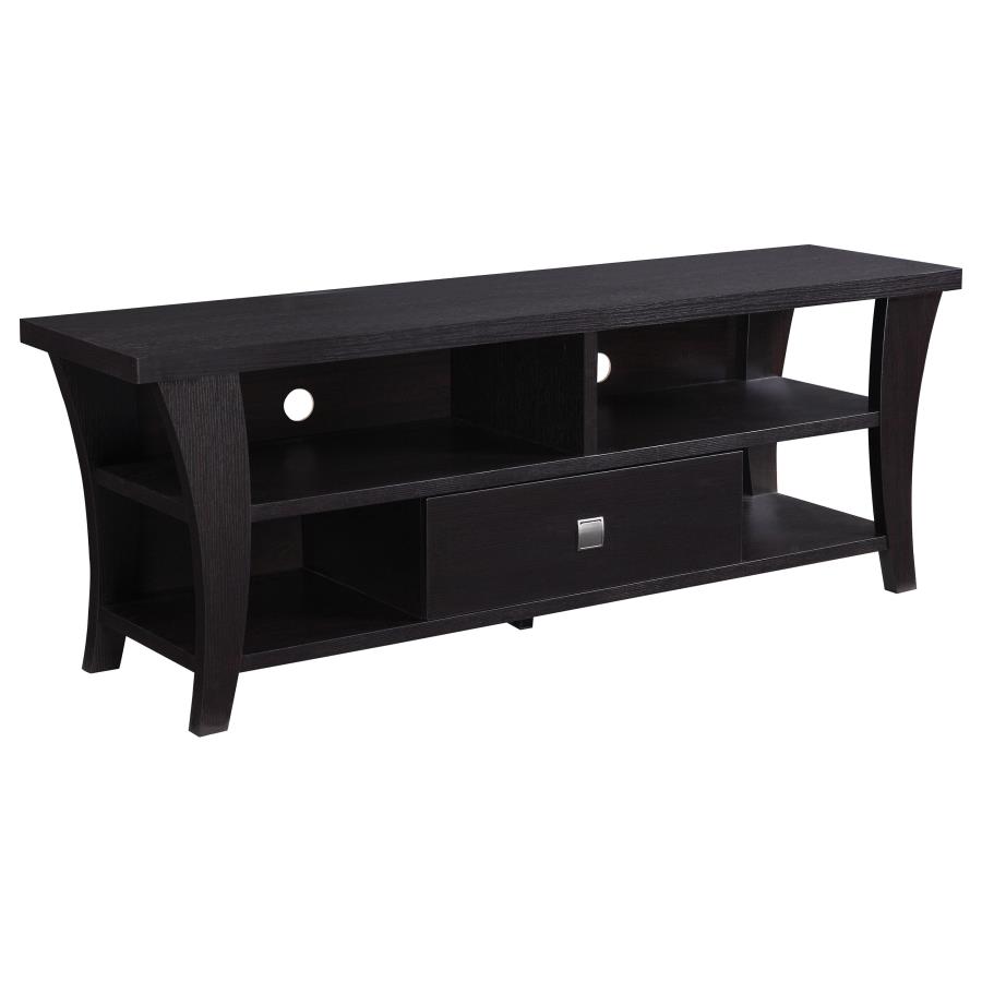 (image for) Anita 1-drawer Engineered Wood 60" TV Stand Cappuccino