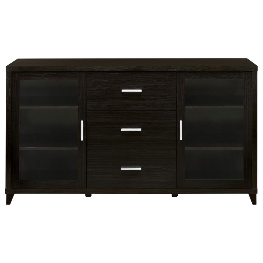 (image for) Lewes 2-door Engineered Wood 60" TV Stand Cappuccino