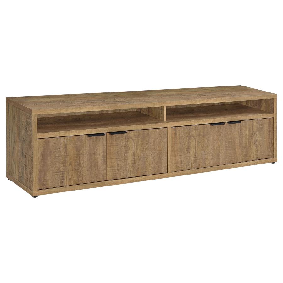 (image for) Sentnor 79-inch 4-door Engineered Wood TV Stand Media Console Mango